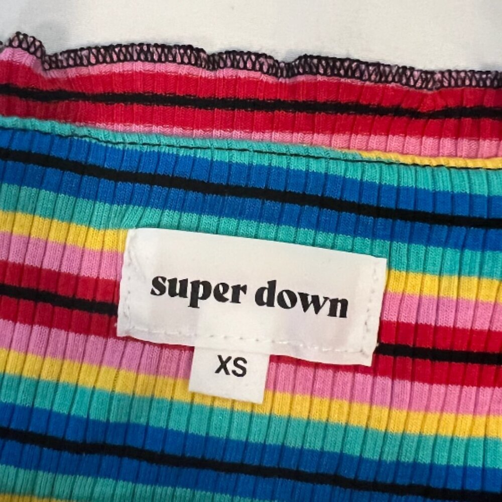 Superdown Trisha Mini Rainbow Dress - Picture 4 of 4